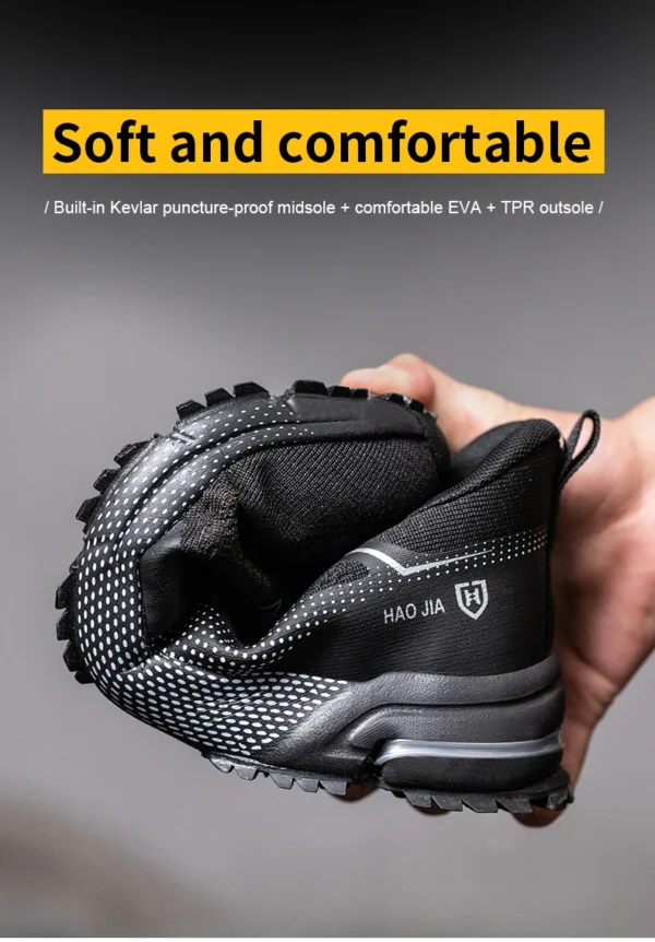 Work Sneakers Mens – Indestructible Steel Toe Safety Shoes for All-Day Protection - Image 4