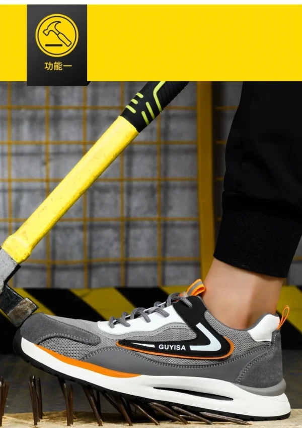 Work Sneakers Mens – All-Season Non-Slip Puncture-Proof Safety Shoes - Image 2