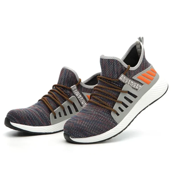 Work Sneakers Mens – Breathable Steel Toe Safety Shoes for Summer - Image 2