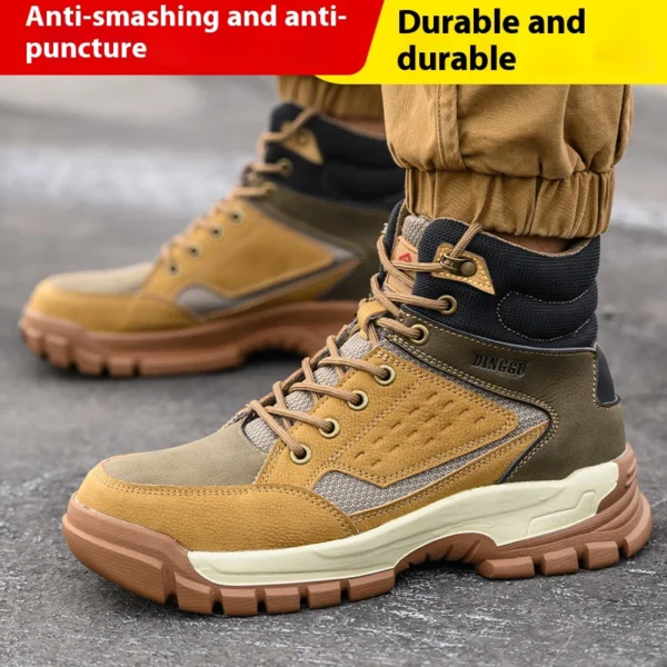 Work Sneakers Mens – Steel Toe, Anti-Smash, Protective Safety Shoes - Image 2