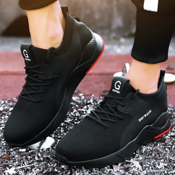 Work Sneakers Mens – Anti-Slip, Puncture-Proof Safety Shoes for Construction - Image 3