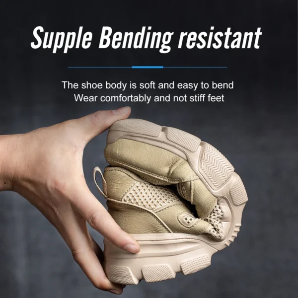 New Work Sneakers Mens – Lightweight, Breathable, Indestructible Safety Shoes - Image 4