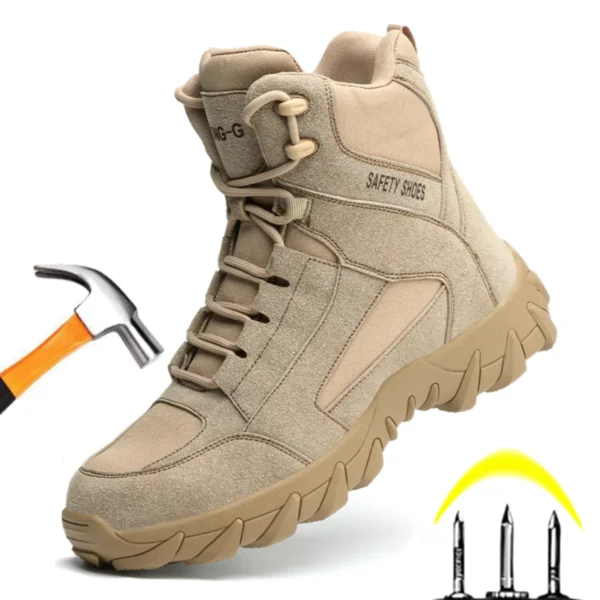 Work Sneakers Mens – Breathable, Lightweight Safety Shoes for All-Day Protection
