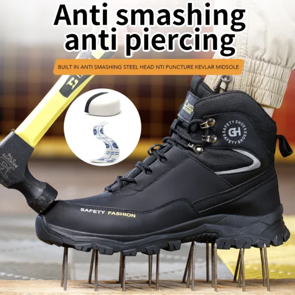 Work Sneakers Mens – Durable Steel Toe Safety Shoes for Maximum Protection - Image 2