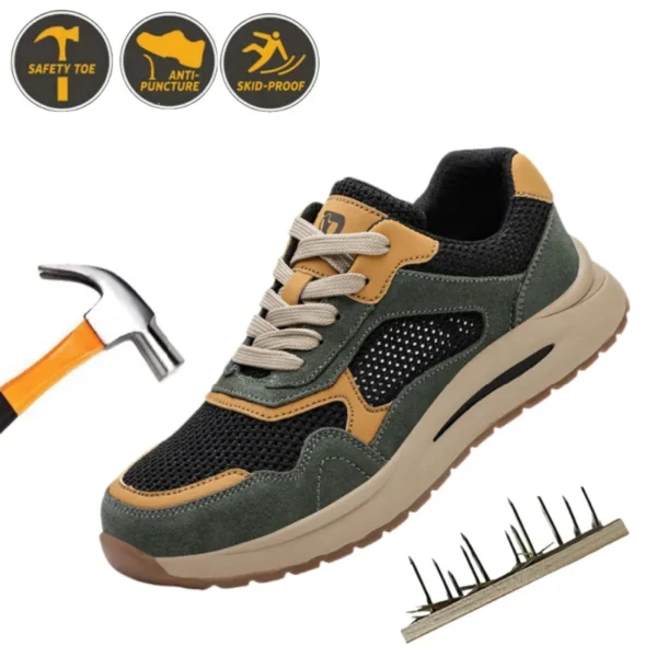 Work Sneakers Mens – Lightweight Steel Toe Safety Shoes for Ultimate Protection - Image 3