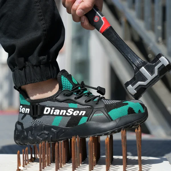 Work Sneakers Mens – Fashionable Puncture-Proof Indestructible Safety Shoes - Image 6