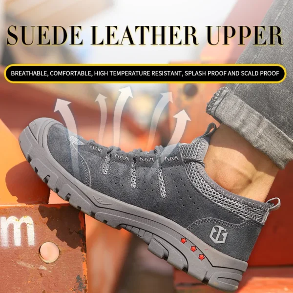 Work Sneakers Mens – Lightweight, Breathable & Puncture-Resistant Shoes - Image 4