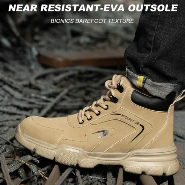 Work Sneakers Mens – Steel Toe High-Top Safety Shoes for Maximum Protection - Image 5
