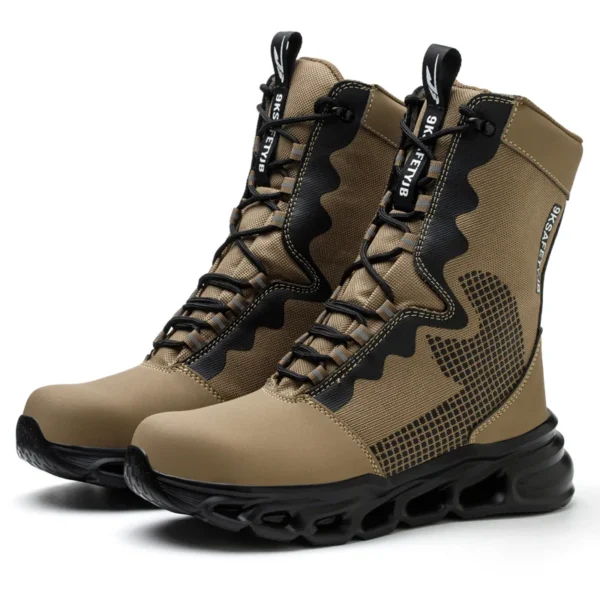 Work Sneakers Mens – Comfortable Wide Toe Non-Slip Breathable Work Shoes - Image 4