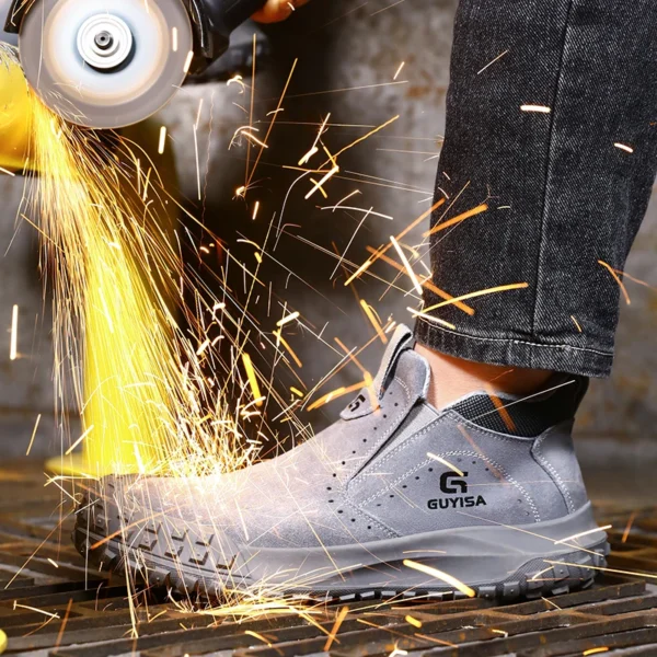 Work Sneakers Mens – Anti-Impact, Puncture-Proof, Non-Slip Safety Shoes - Image 4