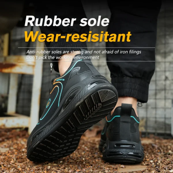Work Sneakers Mens – Lightweight Steel Toe Safety Shoes for Protection - Image 6