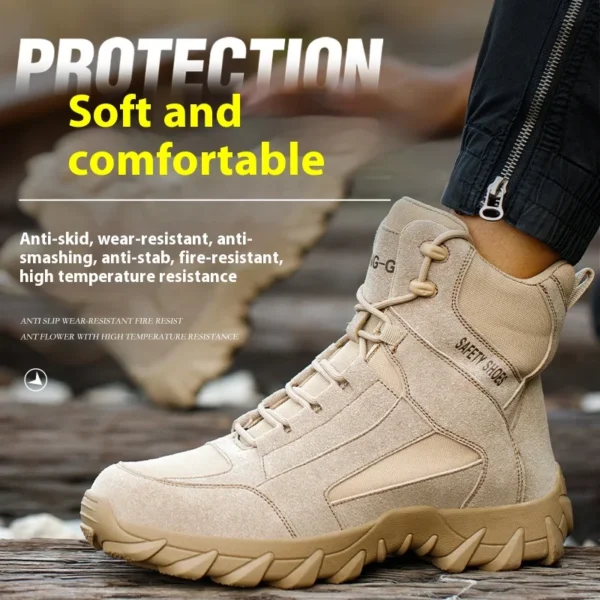 Work Sneakers Mens – Breathable, Lightweight Safety Shoes for All-Day Protection - Image 3