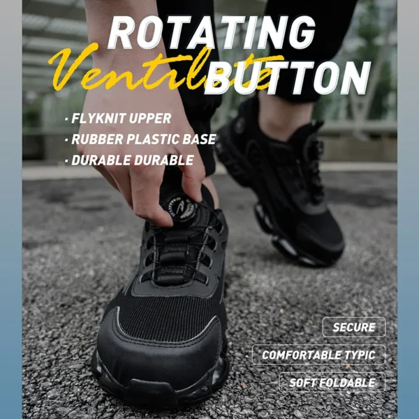 Summer Work Sneakers Mens – Breathable, Lightweight, Anti-Smash, Safety Shoes - Image 3