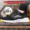Lightweight Comfortable Work Sneakers Mens – Steel Toe, Slip-On, Puncture-Proof - Image 2