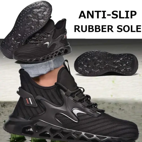 Work Sneakers Mens – Lightweight Steel Toe, Slip-Resistant Safety Shoes - Image 6