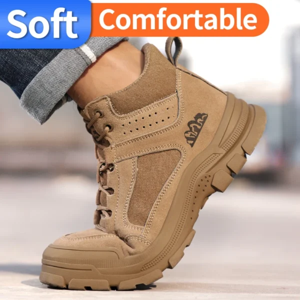 Work Sneakers Mens – Smash-Proof, Stab-Proof, Wear-Resistant Safety Shoes