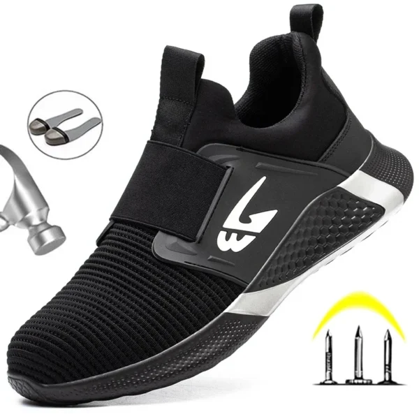 Work Sneakers Mens – Steel Toe Puncture-Proof Safety Shoes for Ultimate Protection - Image 2