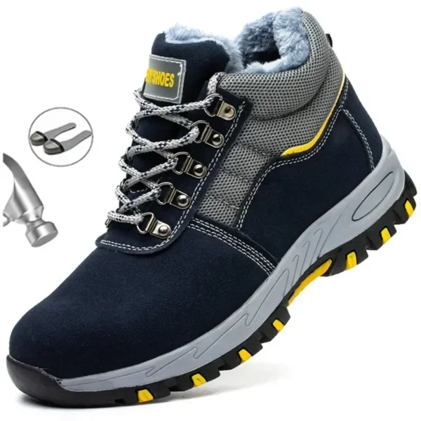 Work Sneakers Mens – Lightweight Steel Toe Safety Boots for Winter