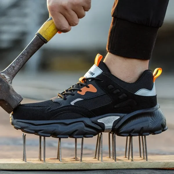 Work Sneakers Mens – Steel Toe, Puncture-Proof, Lightweight Safety Shoes - Image 2