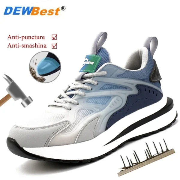 Work Sneakers Mens – Lightweight Steel Toe Safety Shoes for Maximum Protection