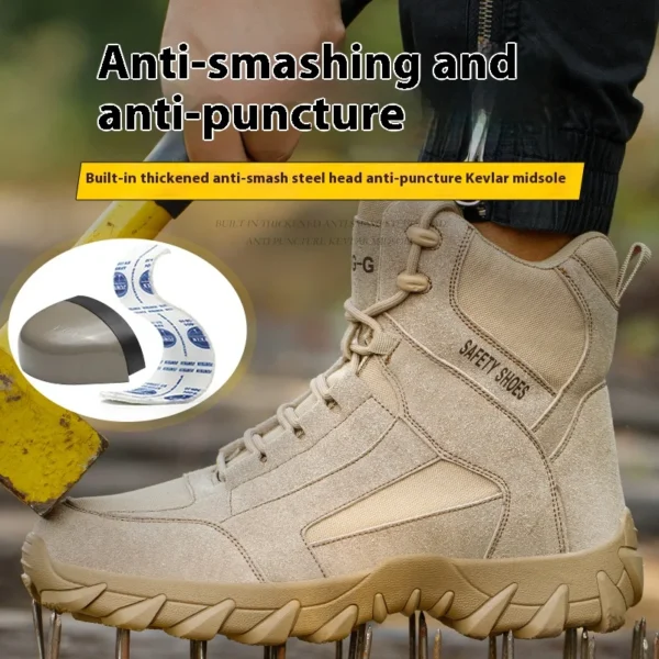 Work Sneakers Mens – Breathable, Lightweight Safety Shoes for All-Day Protection - Image 6