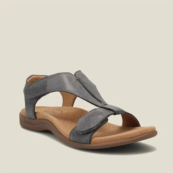 Comfy Work Shoes Womens – Orthopedic T-Strap Wedge Sandals for All-Day Comfort - Image 4