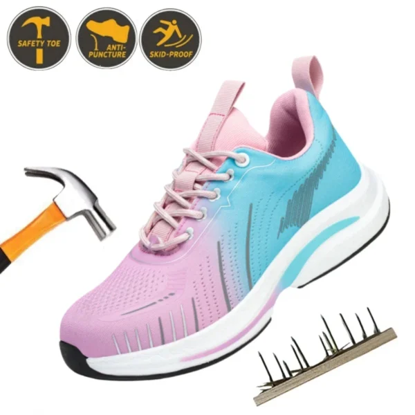 Work Sneakers Mens – Lightweight Puncture-Proof Safety Shoes for All-Day Comfort - Image 2