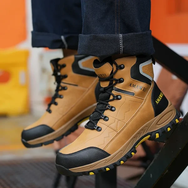 Work Sneakers Mens – Winter Steel Toe Indestructible Safety Boots for Protection - Image 6