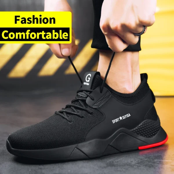 Work Sneakers Mens – Anti-Slip, Puncture-Proof Safety Shoes for Construction - Image 5