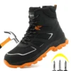 Work Sneakers Mens – Breathable Steel Toe Safety Shoes for All-Day Comfort