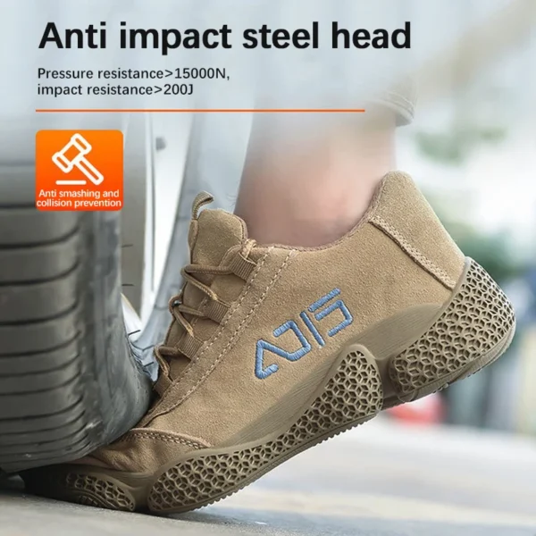 Work Sneakers Mens – Anti-Slip, Impact Resistant, Comfortable Safety Shoes - Image 4