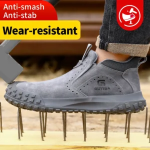 Work Sneakers Mens – Anti-Impact, Puncture-Proof, Non-Slip Safety Shoes