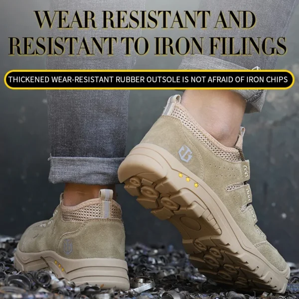 Work Sneakers Mens – Lightweight, Breathable & Puncture-Resistant Shoes - Image 6