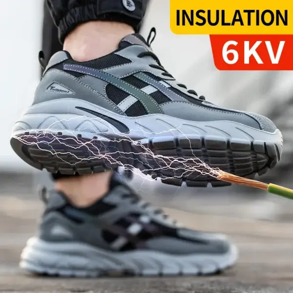 Work Sneakers Mens – Steel Toe, Puncture-Proof, Lightweight Safety Shoes - Image 6