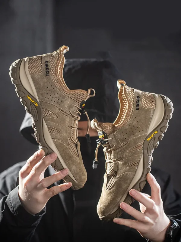 Work Sneakers Mens: Breathable Steel Toe Anti-Puncture Safety Boots. - Image 5