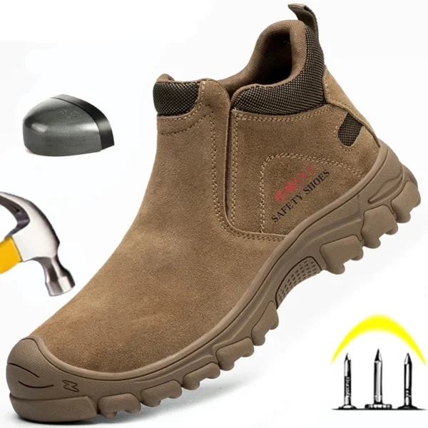 Work Sneakers Mens – Indestructible Steel Toe Safety Shoes for All-Day Protection