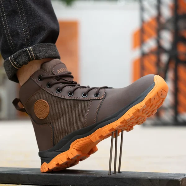 Work Sneakers Mens – Indestructible Steel Toe Puncture-Proof Safety Shoes - Image 3