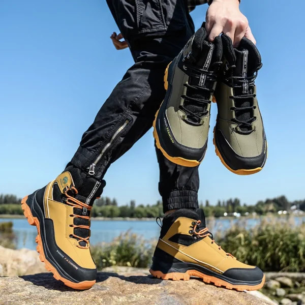 Work Sneakers Mens – Durable Safety Ankle Boots for Comfort & Protection - Image 2