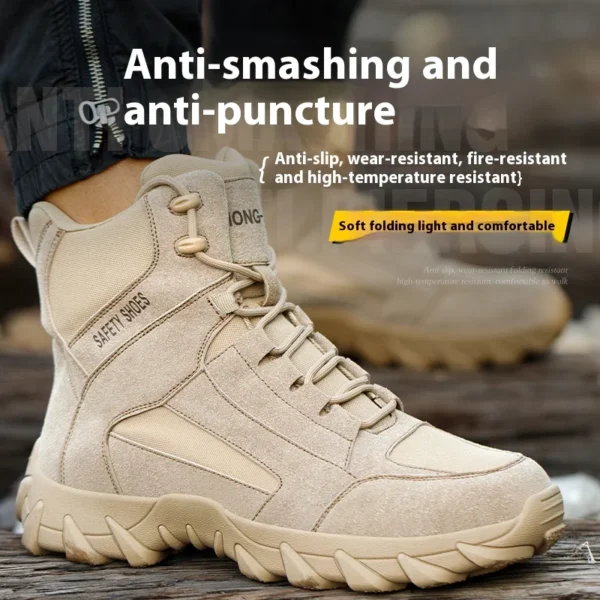 Work Sneakers Mens – Breathable, Lightweight Safety Shoes for All-Day Protection - Image 2