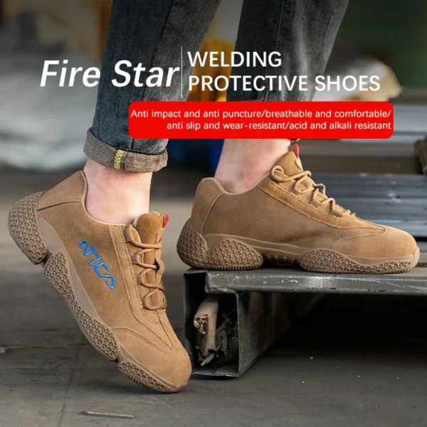 Work Sneakers Mens – Anti-Slip, Impact Resistant, Comfortable Safety Shoes - Image 2