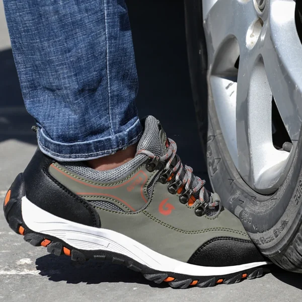 Work Sneakers Mens: Steel Toe Waterproof Anti-Puncture Safety Shoes. - Image 5