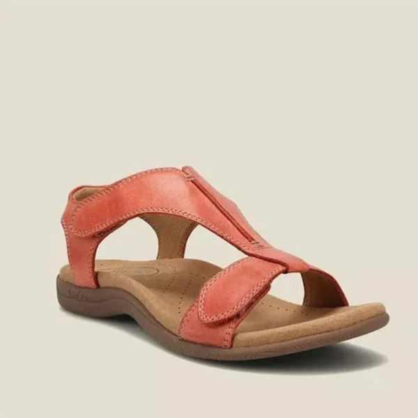 Comfy Work Shoes Womens – Orthopedic T-Strap Wedge Sandals for All-Day Comfort - Image 3