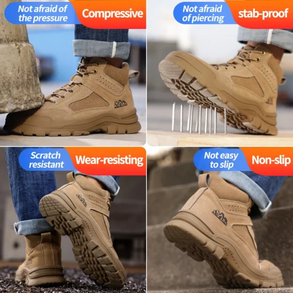 Work Sneakers Mens – Smash-Proof, Stab-Proof, Wear-Resistant Safety Shoes - Image 6