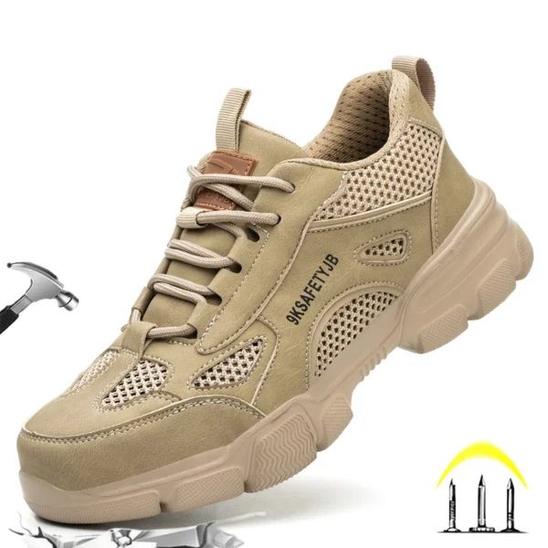 New Work Sneakers Mens – Lightweight, Breathable, Indestructible Safety Shoes - Image 6