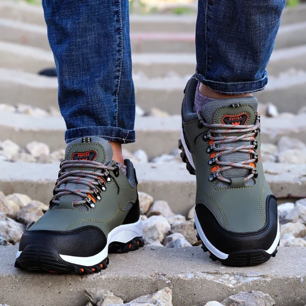 Work Sneakers Mens: Steel Toe Waterproof Anti-Puncture Safety Shoes. - Image 3