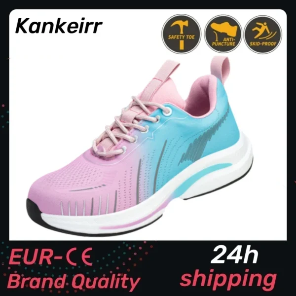Work Sneakers Mens – Lightweight Puncture-Proof Safety Shoes for All-Day Comfort