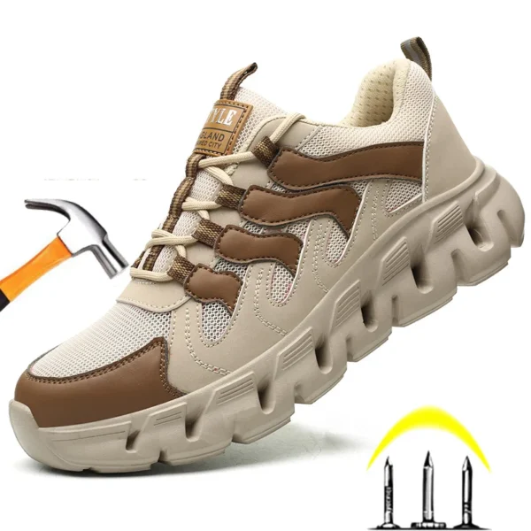 Work Sneakers Mens – Steel Toe Indestructible Safety Shoes for All-Day Protection