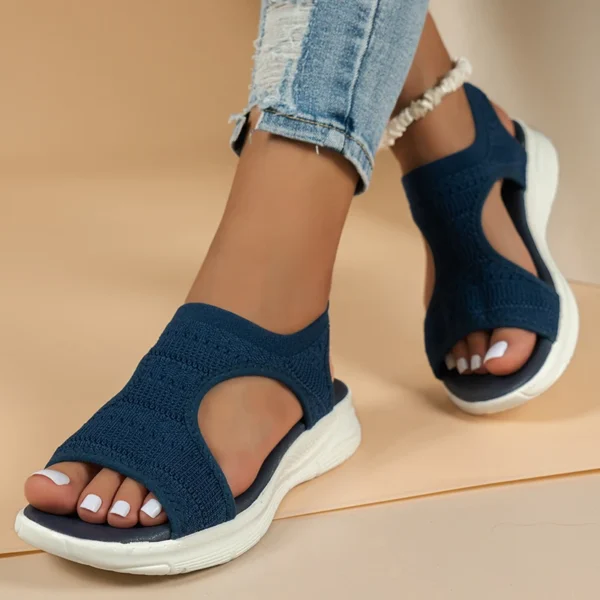 Comfy Work Shoes Womens: Summer Comfort Platform Wedge Sandals