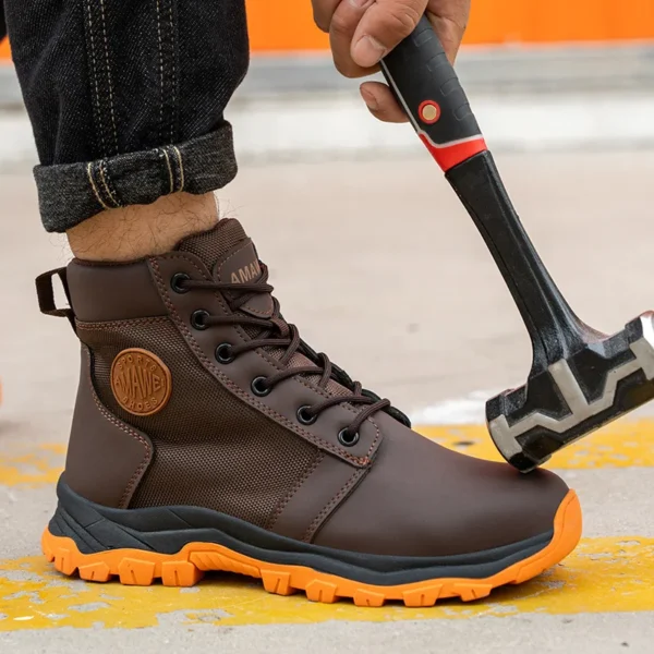 Work Sneakers Mens – Indestructible Steel Toe Puncture-Proof Safety Shoes - Image 4