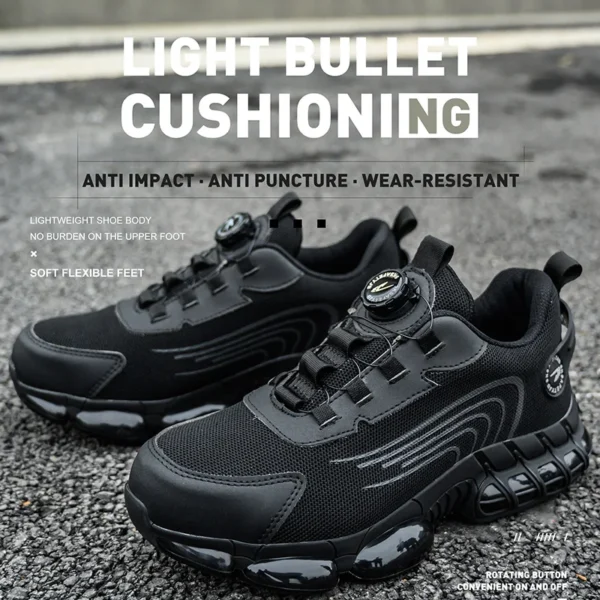 Summer Work Sneakers Mens – Breathable, Lightweight, Anti-Smash, Safety Shoes - Image 2